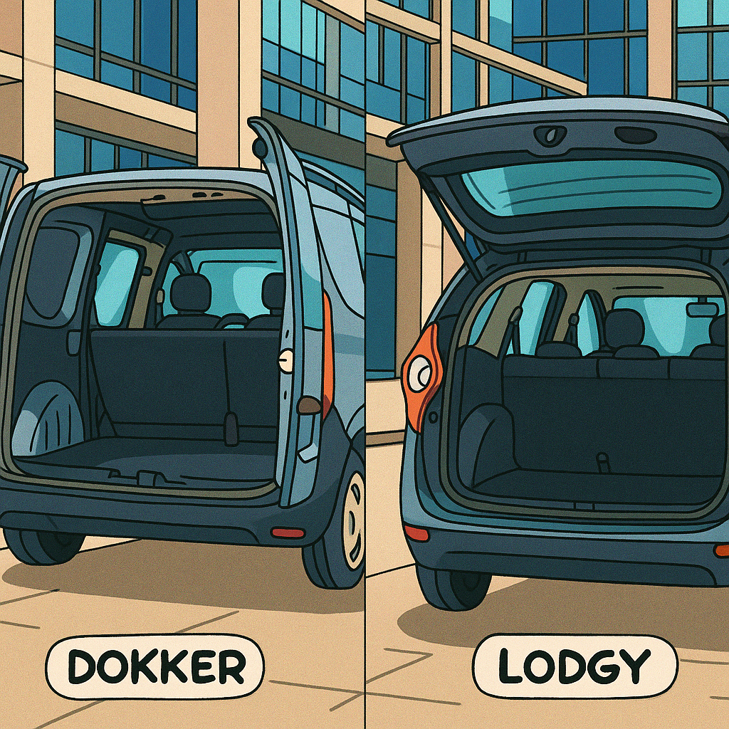 Dacia Dokker vs. Dacia Lodgy – Care Are Portbagajul Mai Mare?