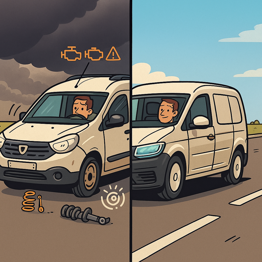 Fiabilitatea Dacia Dokker vs. VW Caddy – Puncte Slabe Ale Dokker