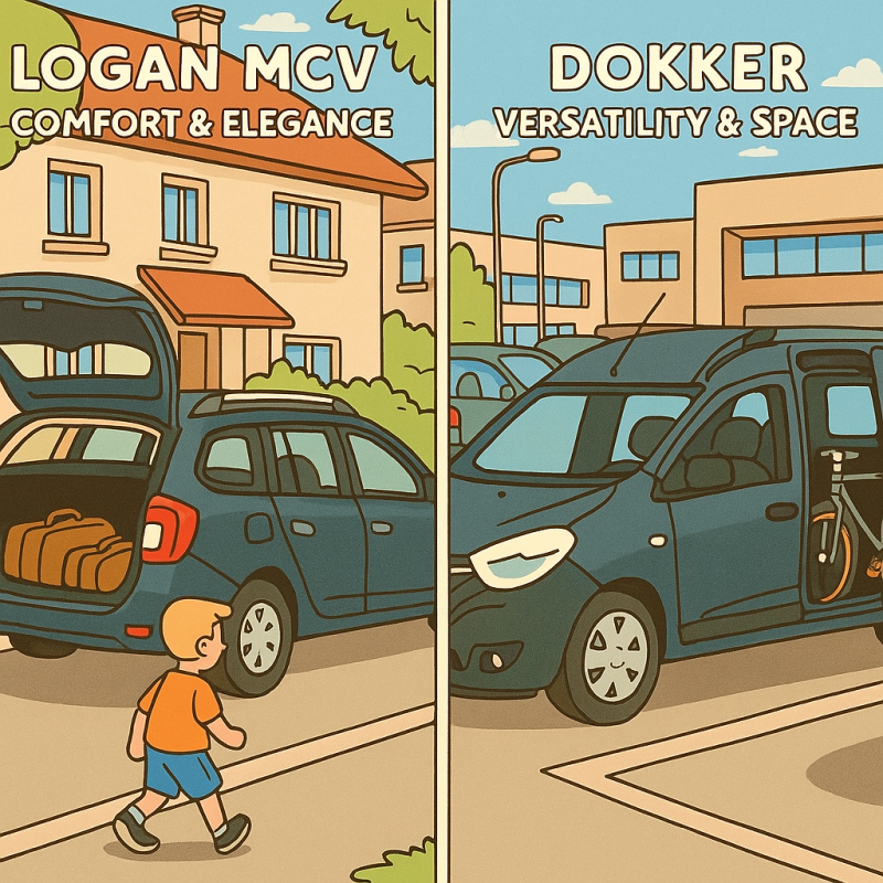 Dokker vs Logan MCV – ce merită pentru familie