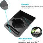 CDEFG compatibil cu Dacia Spring Electric EV 2021-2024 2025, organizator consolă centrală, cutie de depozitare, cu arc, depozitare EV, suport pentru băuturi consolă centrală auto, accesorii Spring 2024