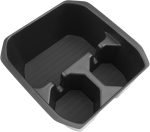 [Facelift 2025] GAFAT Dacia Spring Electric EV 2025 2026 Cutie de depozitare consolă centrală, Tavă organizator consolă centrală inferioară cu 2 suporturi pentru băuturi, Accesorii Dacia Spring 2025