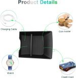 GAFAT Noul Facelift 2025 Dacia Spring Electric EV 2025 2026 Cutie de depozitare consolă centrală, Organizator Dacia Spring 2025 Frână de mână față Consolă centrală inferioară, Accesorii Dacia Spring 2025