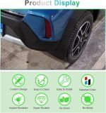 GAFAT Dacia Arc Electric/Facelift 2022 2023 2024 Apărători de noroi Apărătoare antistropi Auto Plastic ABS Accesorii Arc Dacia (Pachet de 4)