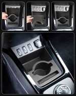 Accesorii WEIPIN pentru Daci-a Spring Electric EV 2021-2024 Organizator pentru consolă centrală en kastje Armsteun Organizator pentru consolă Tavă Suport pentru pahare Pachet de 3