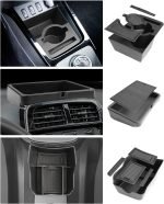 Accesorii WEIPIN pentru Daci-a Spring Electric EV 2021-2024 Organizator pentru consolă centrală en kastje Armsteun Organizator pentru consolă Tavă Suport pentru pahare Pachet de 3