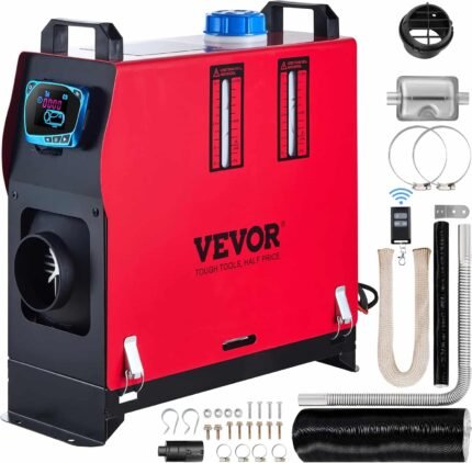 Încălzitor de parcare diesel VEVOR 12 V, încălzitor de aer diesel 8 kW, încălzitor auxiliar 0,18-0,48, încălzitor diesel cu aer, încălzitor auxiliar cu aer, mașină, rulote, bărci, camioane, rulote