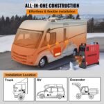 Încălzitor auxiliar diesel otmechl 12V 8KW, încălzitor diesel cu aer cu telecomandă și monitor LCD pentru mașină, camion, barcă, autobuz, autorulotă și remorcă etc.