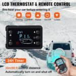 Vevor, încălzitor de aer diesel de 12 V, încălzitor diesel cu suport de 8 KW, încălzitor diesel cu aer de 12 V 8 KW, încălzitor cu suport de aer, pentru mașină, rulotă, bărci, camion, autorulotă, autobuz