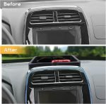 LFOTPP Compatibil cu Dacia Spring Electric EV Consolă Centrală în spatele Ecranului Tablou de Bord Rafturi Tavă Organizator, Accesorii Dacia Spring