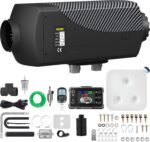 Vevor, încălzitor de aer diesel de 12 V, încălzitor diesel cu suport de 8 KW, încălzitor diesel cu aer de 12 V 8 KW, încălzitor cu suport de aer, pentru mașină, rulotă, bărci, camion, autorulotă, autobuz