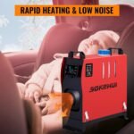 Încălzitor auxiliar diesel otmechl 12V 8KW, încălzitor diesel cu aer cu telecomandă și monitor LCD pentru mașină, camion, barcă, autobuz, autorulotă și remorcă etc.