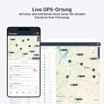 Pachet complet Cynatix GPS Tracker 1 an fără abonament pentru mașină, camion, autoutilitară, autorulotă cu urmărire în timp real, urmărire live cu cartelă SIM