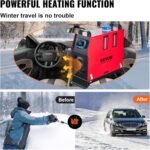 Încălzitor de parcare diesel VEVOR 12 V, încălzitor de aer diesel 8 kW, încălzitor auxiliar 0,18-0,48, încălzitor diesel cu aer, încălzitor auxiliar cu aer, mașină, rulote, bărci, camioane, rulote
