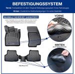 Covorașe de cauciuc 3D ELMASLINE pentru Dacia Spring 2021-2025, electrice, cu accesorii pentru margini înalte