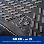 Covorașe de cauciuc 3D ELMASLINE pentru Dacia Spring 2021-2025, electrice, cu accesorii pentru margini înalte