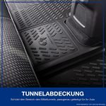 Covorașe de cauciuc 3D ELMASLINE pentru Dacia Spring 2021-2025, electrice, cu accesorii pentru margini înalte