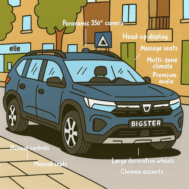 Ce dotări nu merită plătite în plus la Dacia Bigster