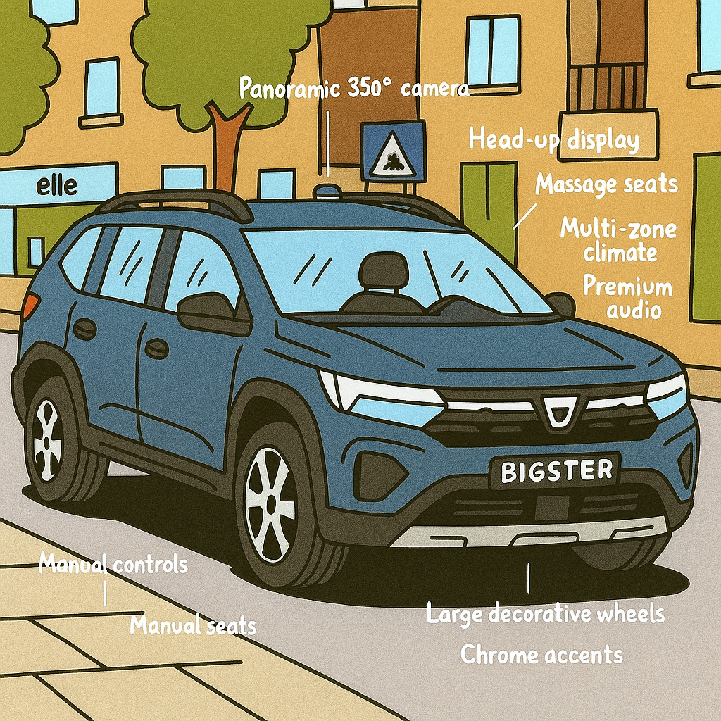 Ce dotări nu merită plătite în plus la Dacia Bigster