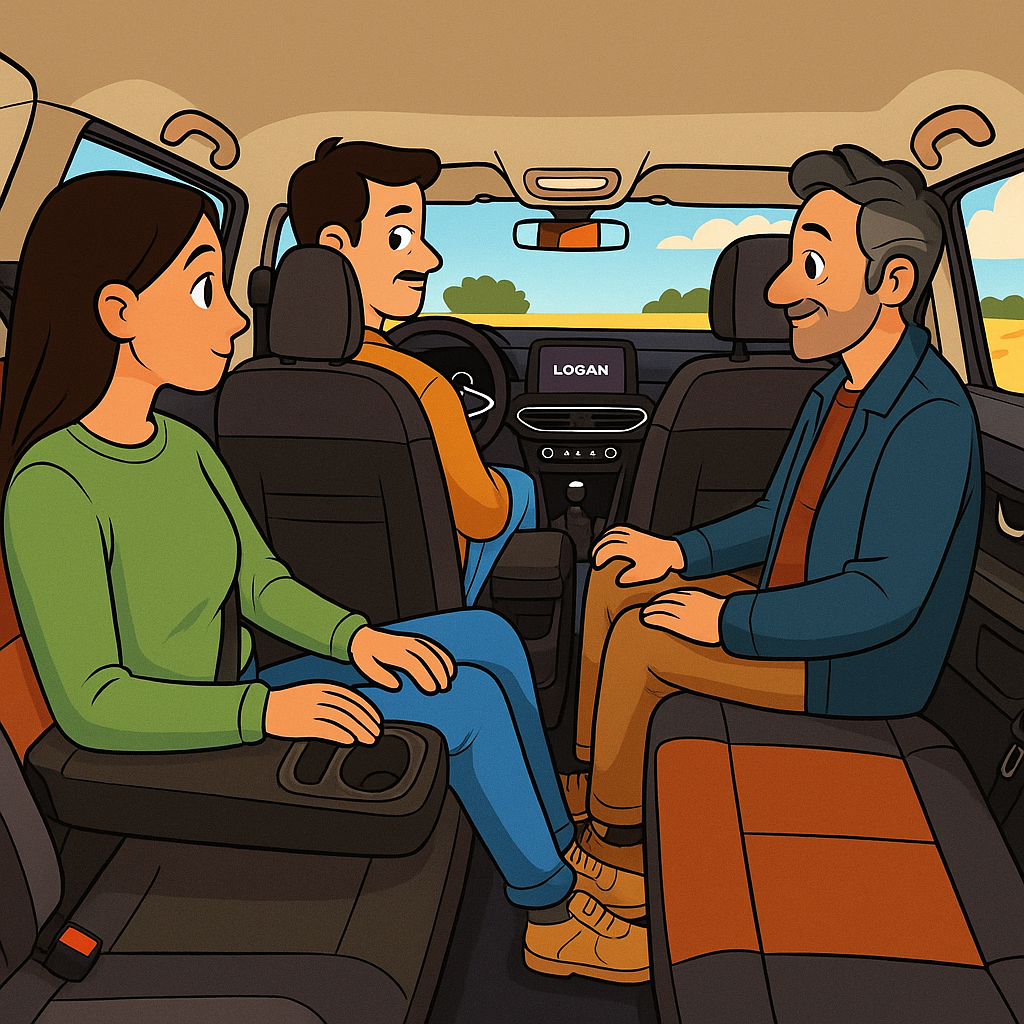 Pasagerii din spate au destul spațiu în Dacia Bigster?