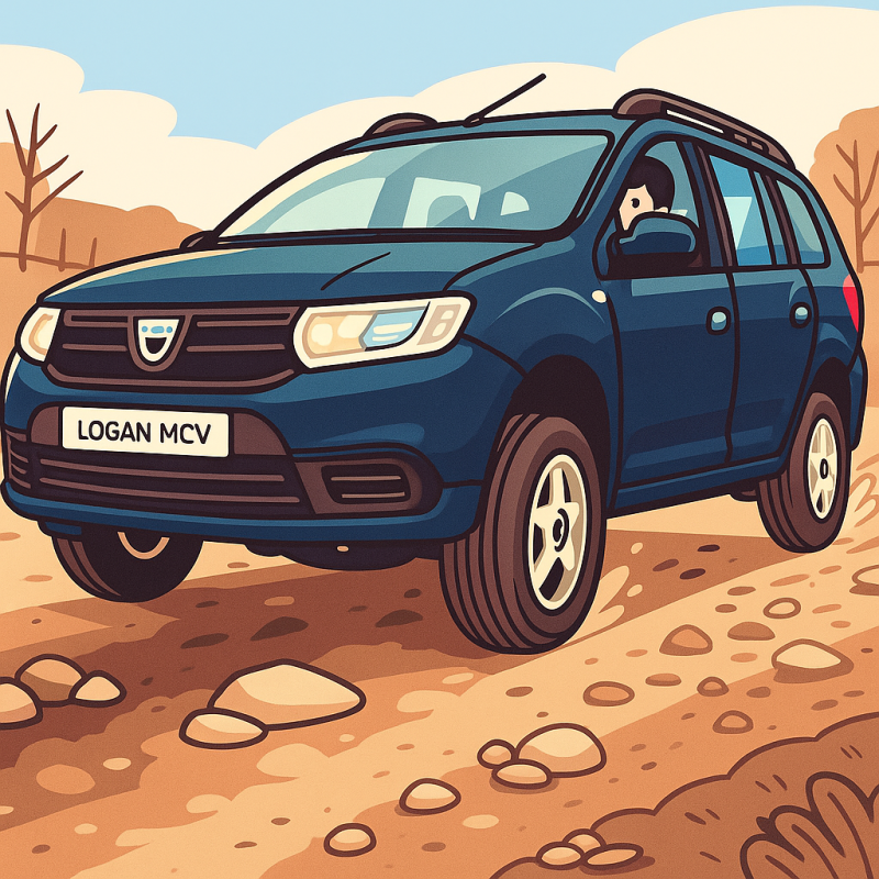 Cum se descurcă suspensiile Dacia Logan MCV pe drumuri rele