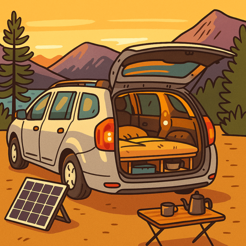 Poți transforma Dacia Logan MCV într-o mașină de camping?