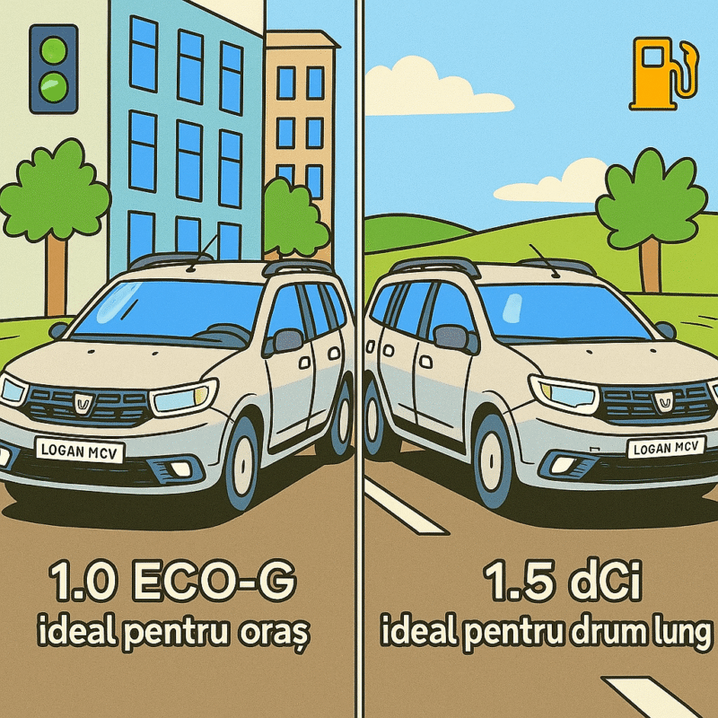 Care motor e ideal pentru consum mic pe Dacia Logan MCV?