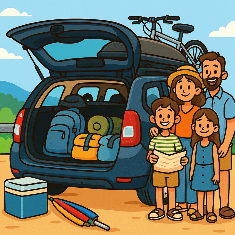 Dacia Logan MCV ca mașină de vacanță