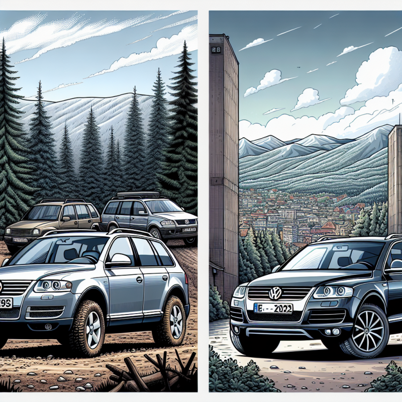 Care sunt principalele diferențe între Volkswagen Touareg 7L (prima generație 2002–2010) și Touareg 7P (a doua generație 2010–2018)?