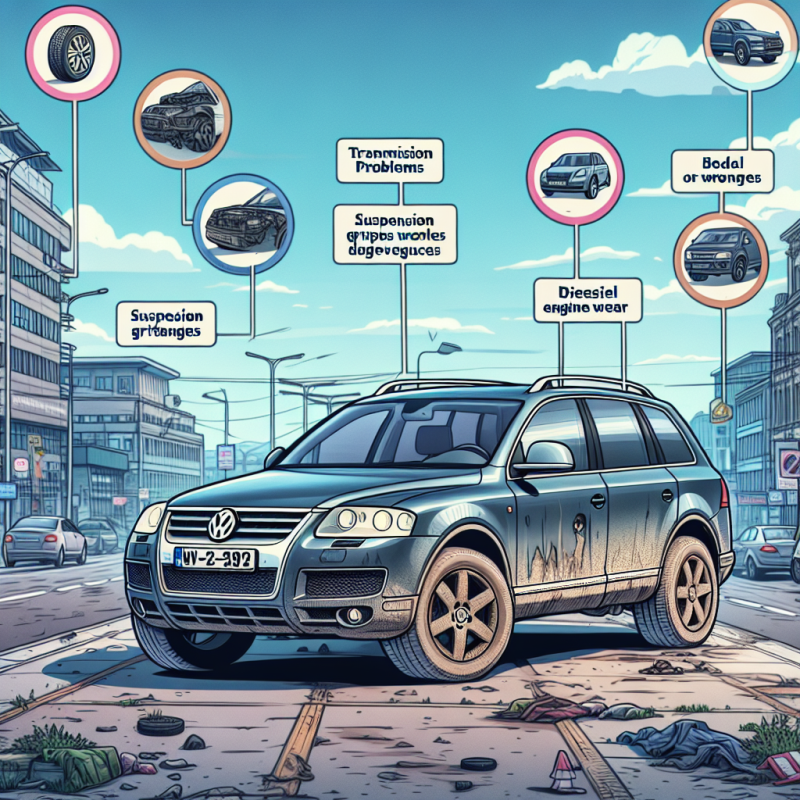 Care sunt problemele frecvente la Volkswagen Touareg 7L (2002–2010)?