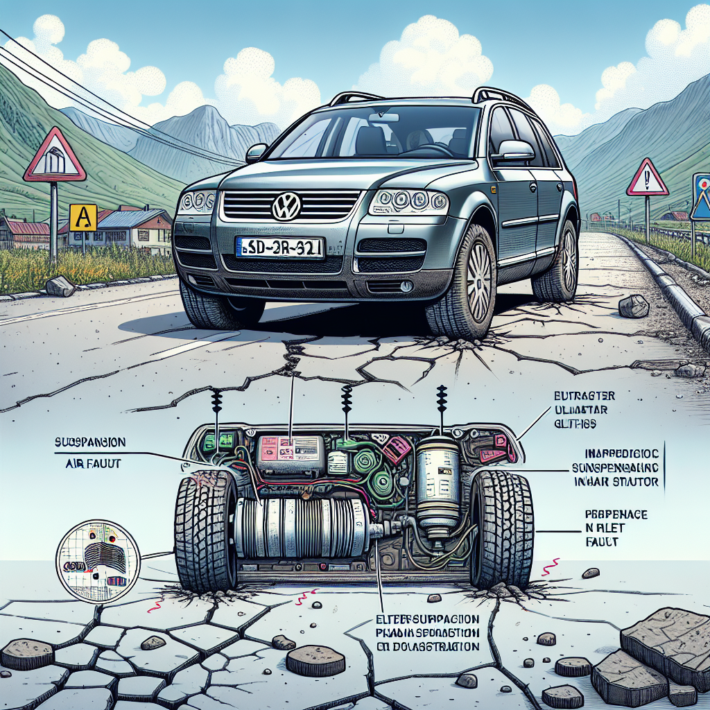 Care sunt simptomele unui compresor de suspensie defect la Touareg 7L