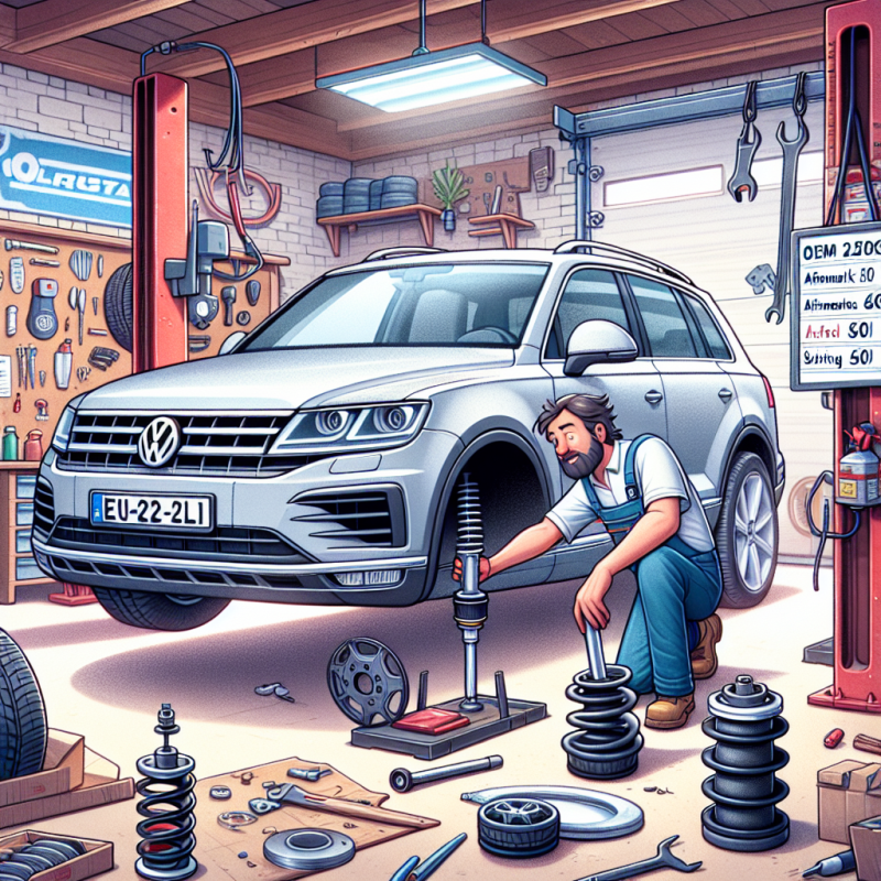 Cât costă înlocuirea unei perne de aer pe Volkswagen Touareg 7L