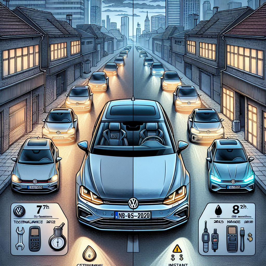 Cât costă întreținerea unui VW Golf 8 comparativ cu Golf 7?