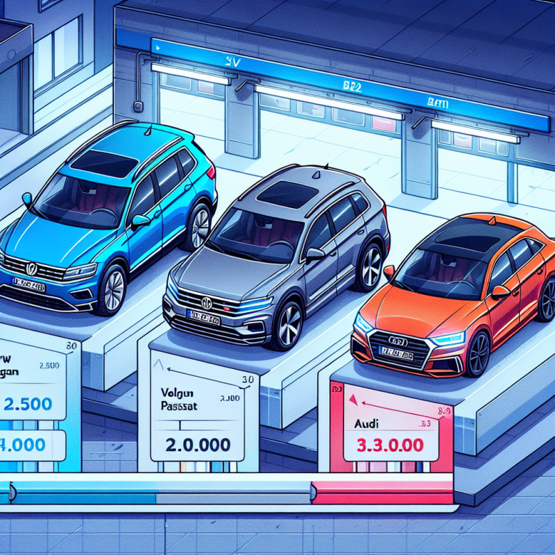 Cât costă întreținerea unui VW Tiguan comparativ cu VW Passat sau Audi Q3?