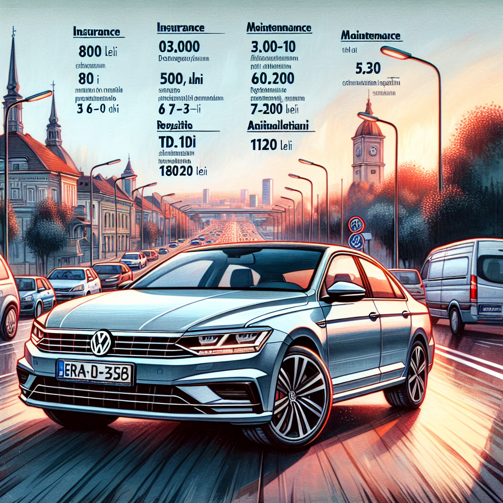 Cât de scumpă este întreținerea unui VW Passat B7 R-Line (asigurare, impozit, piese)?