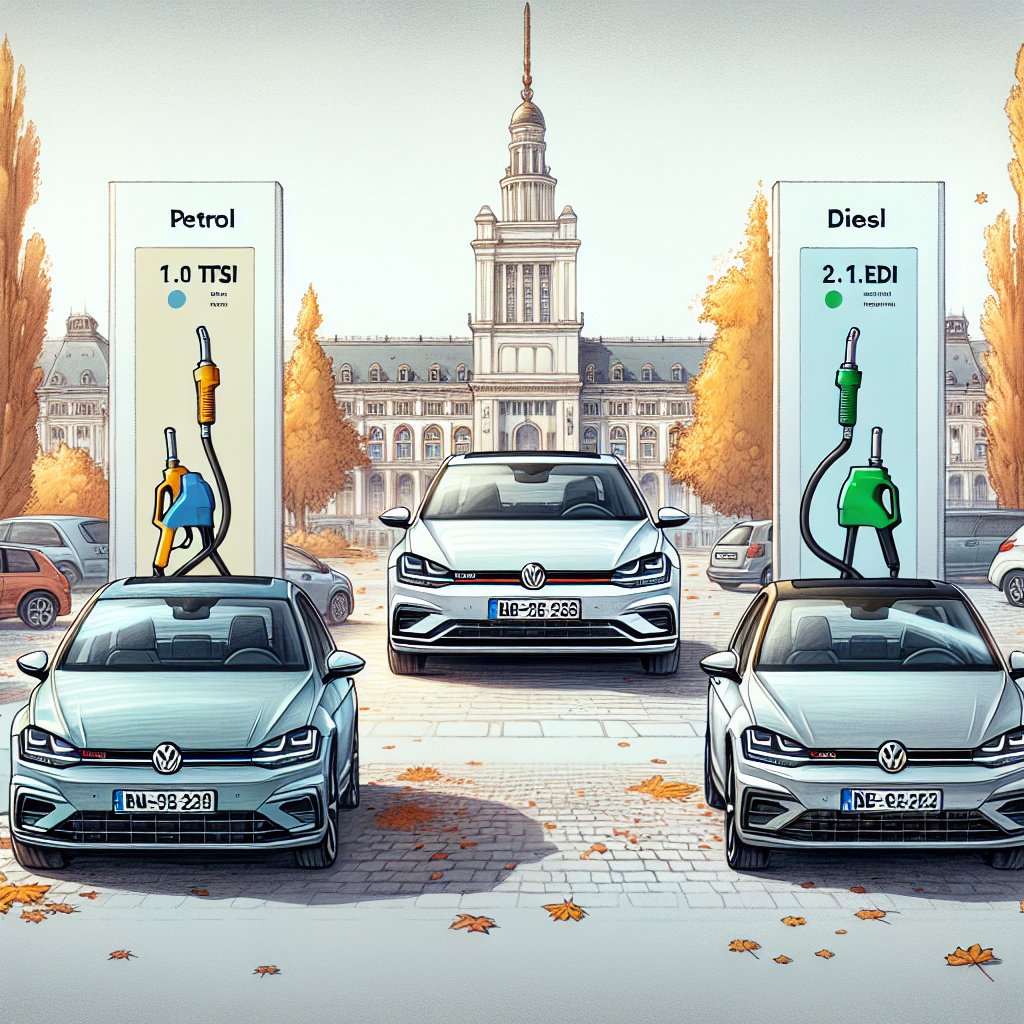 Cât este impozitul pentru motorizările pe benzină, diesel și hibride la VW Golf 8?