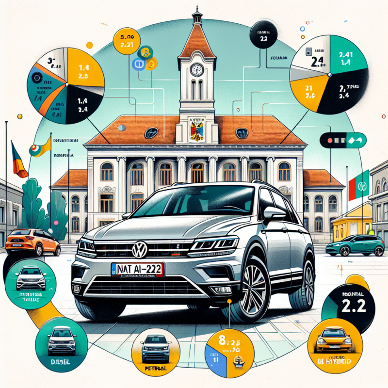 Cât este impozitul pentru motorizările pe benzină, diesel și hibride la VW Tiguan?