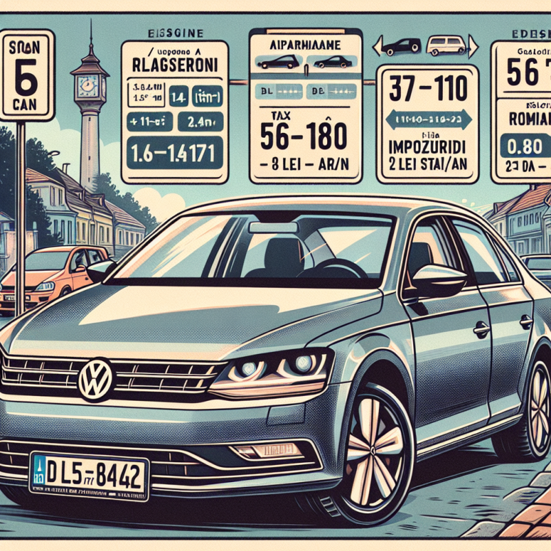 Cât este impozitul pentru motorizările pe benzină și diesel la VW Passat B7?