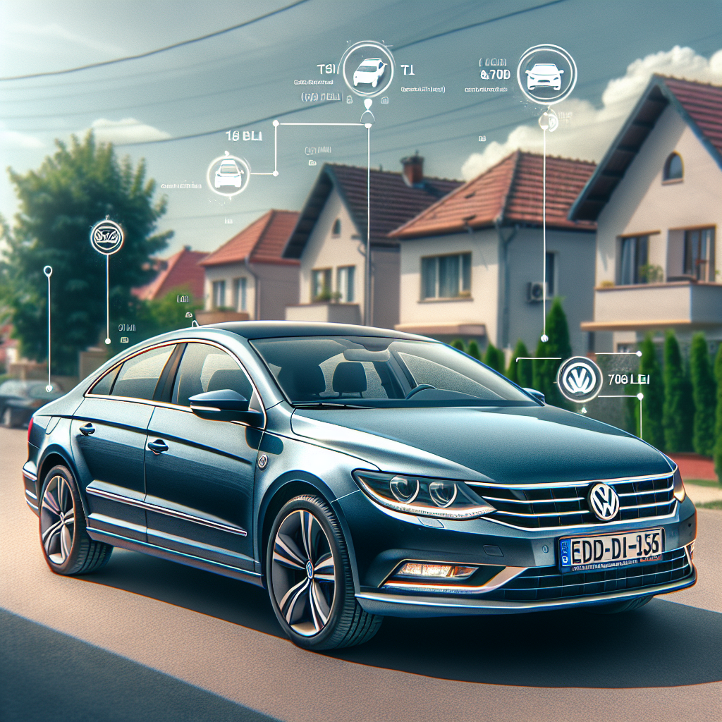 Cât este impozitul pentru motorizările pe benzină și diesel la VW Passat CC?