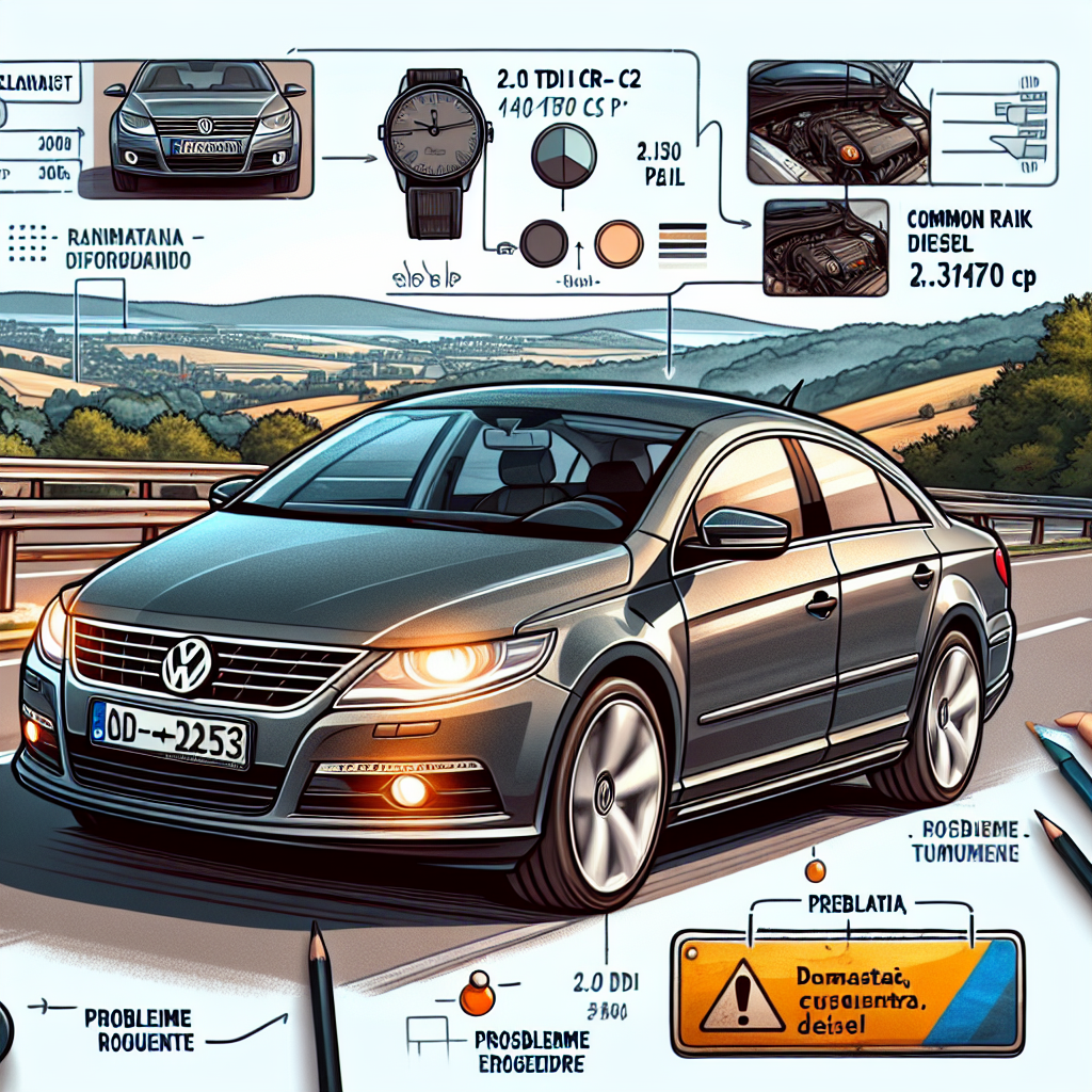 Ce motoare diesel de pe VW Passat CC sunt considerate reușite și care au probleme frecvente?