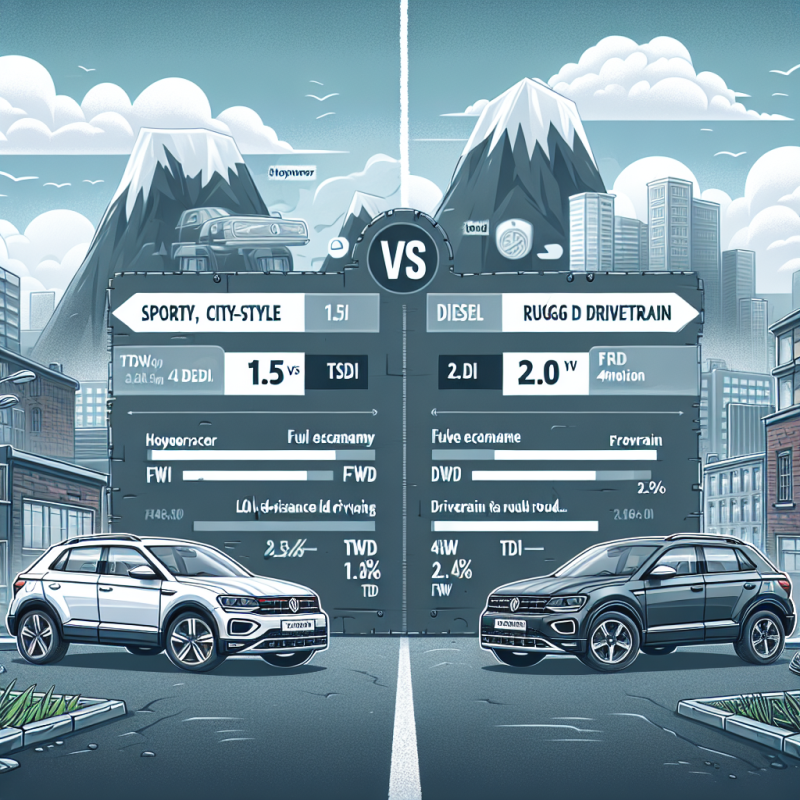 Ce motoare sunt cele mai bune pe Volkswagen T-Roc? (1.5 TSI vs 2.0 TDI etc.)
