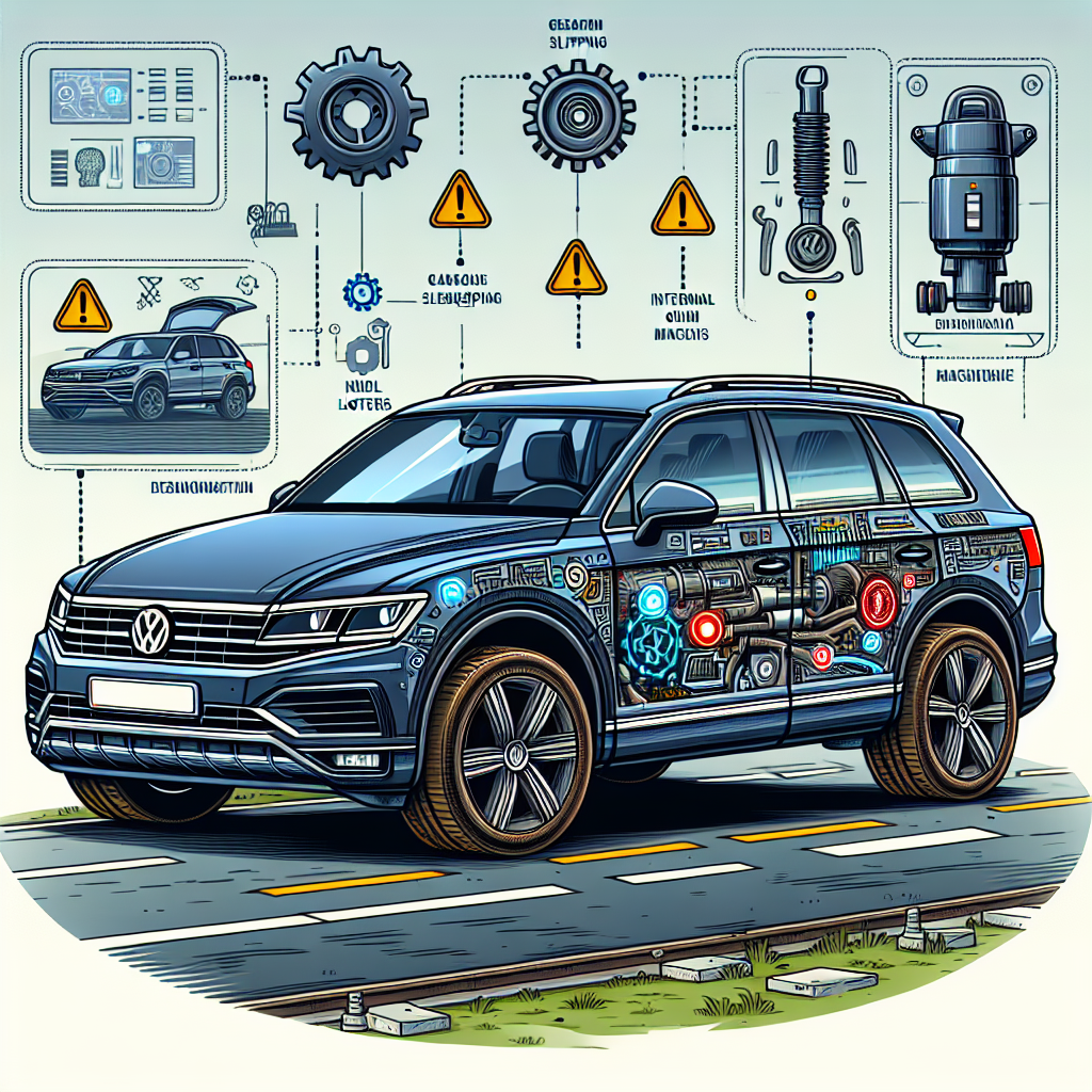 Ce probleme frecvente apar la transmisia automată a lui Volkswagen Touareg 7P (2010–2018)?