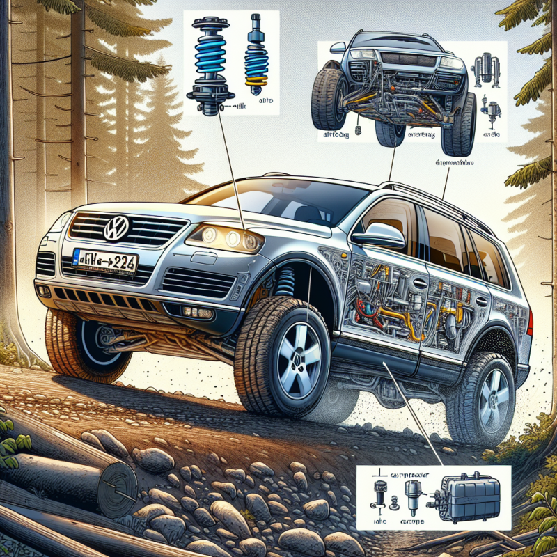 Cum funcționează suspensia pneumatică pe Volkswagen Touareg 7L (2002–2010)