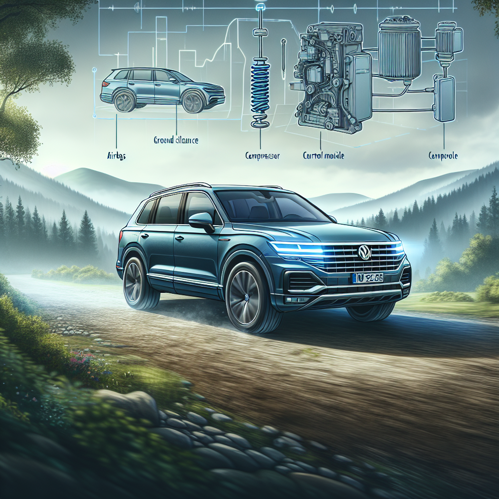 Cum influențează suspensia pneumatică confortul și antifonarea la Touareg 7L