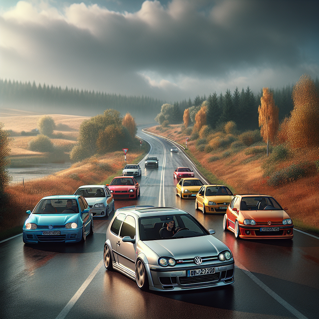 Cum se compară VW Golf 4 GTI cu alte hot hatch-uri din aceeași perioadă?