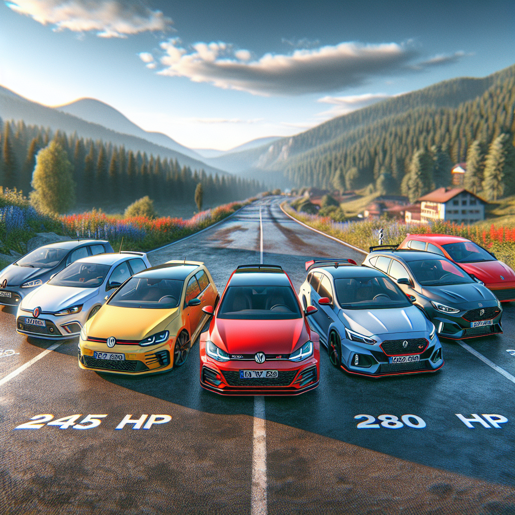 Cum se compară VW Golf 7 GTI cu alte hot hatch-uri din aceeași perioadă?