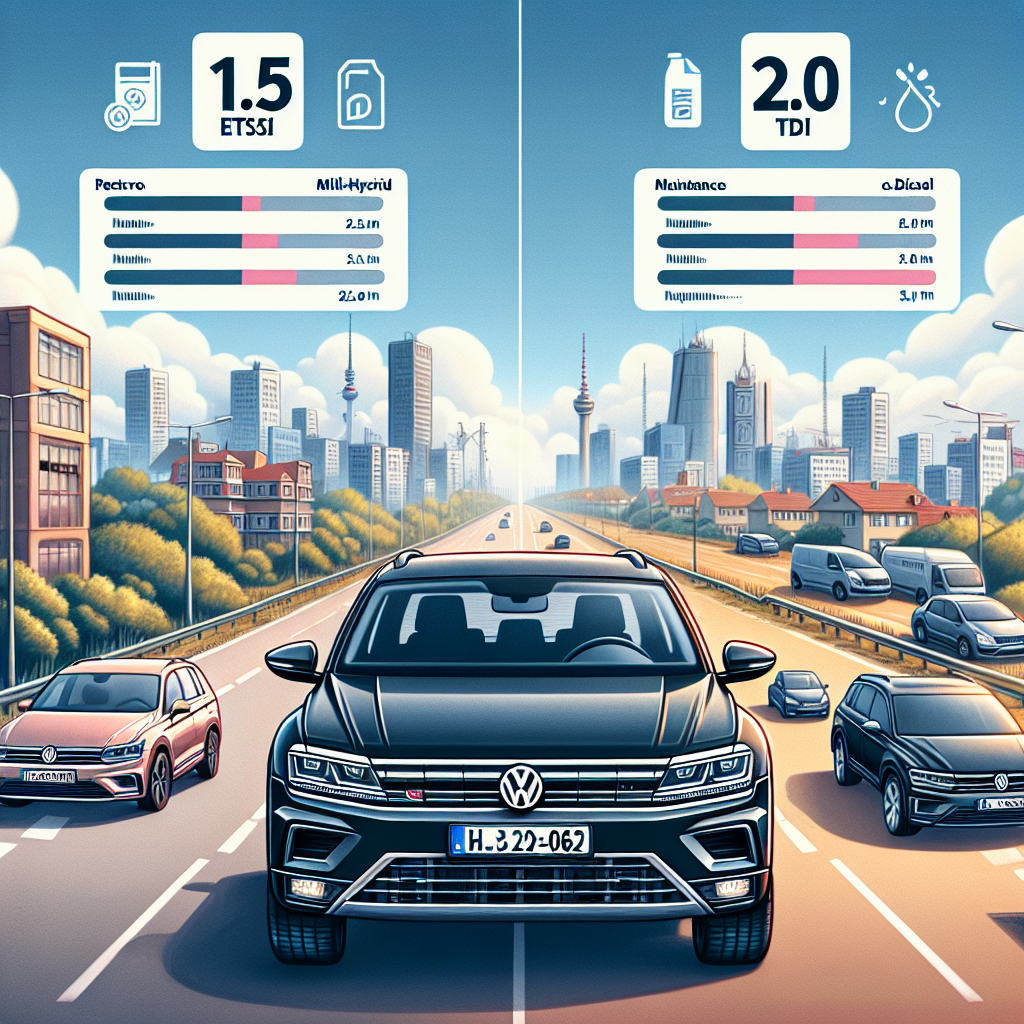 Cum se compară motorul 1.5 eTSI mild-hybrid cu 2.0 TDI pe Tiguan din punct de vedere al consumului și fiabilității?