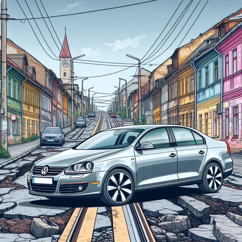 Cum se comportă suspensia de pe VW Jetta Mk5 pe drumurile din România?