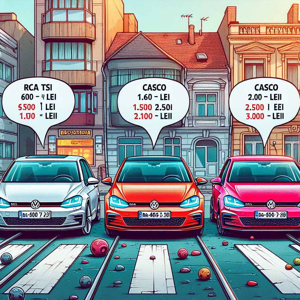 Cum variază costurile de asigurare pentru VW Golf 7 în funcție de motor?