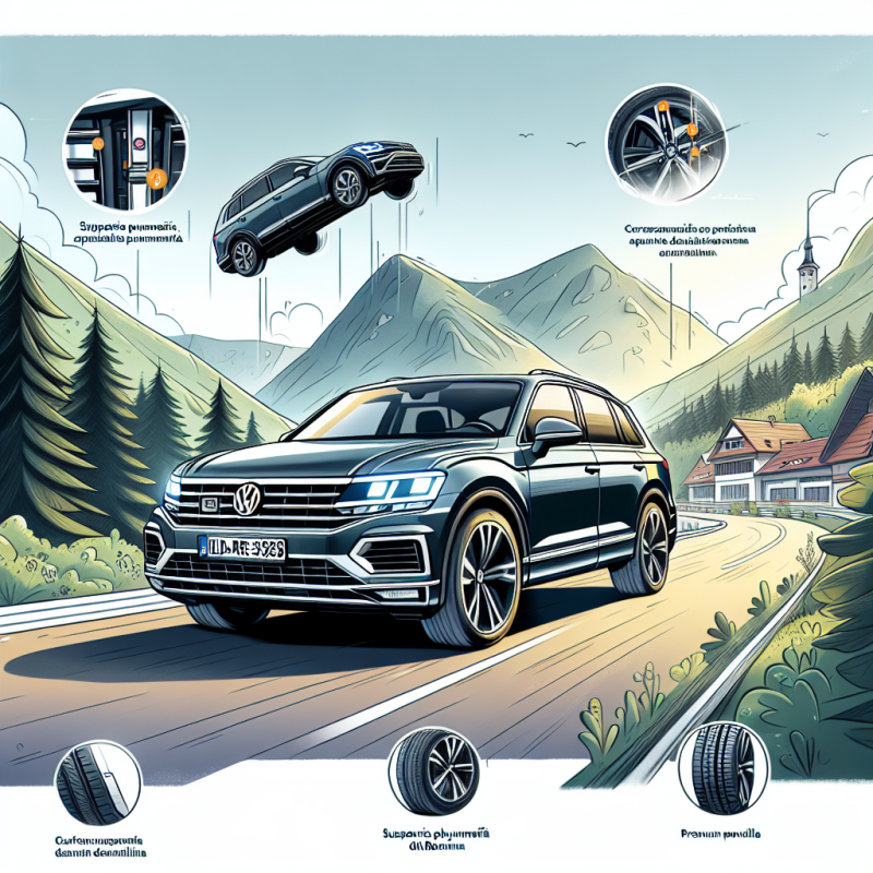 Este suspensia pneumatică standard sau opțională pe Volkswagen Touareg CR (2018–prezent)