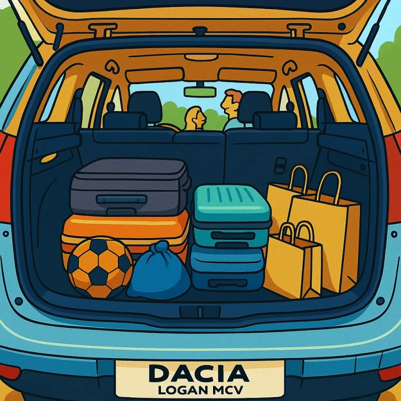 Portbagajul imens al lui Dacia Logan MCV – avantaje reale